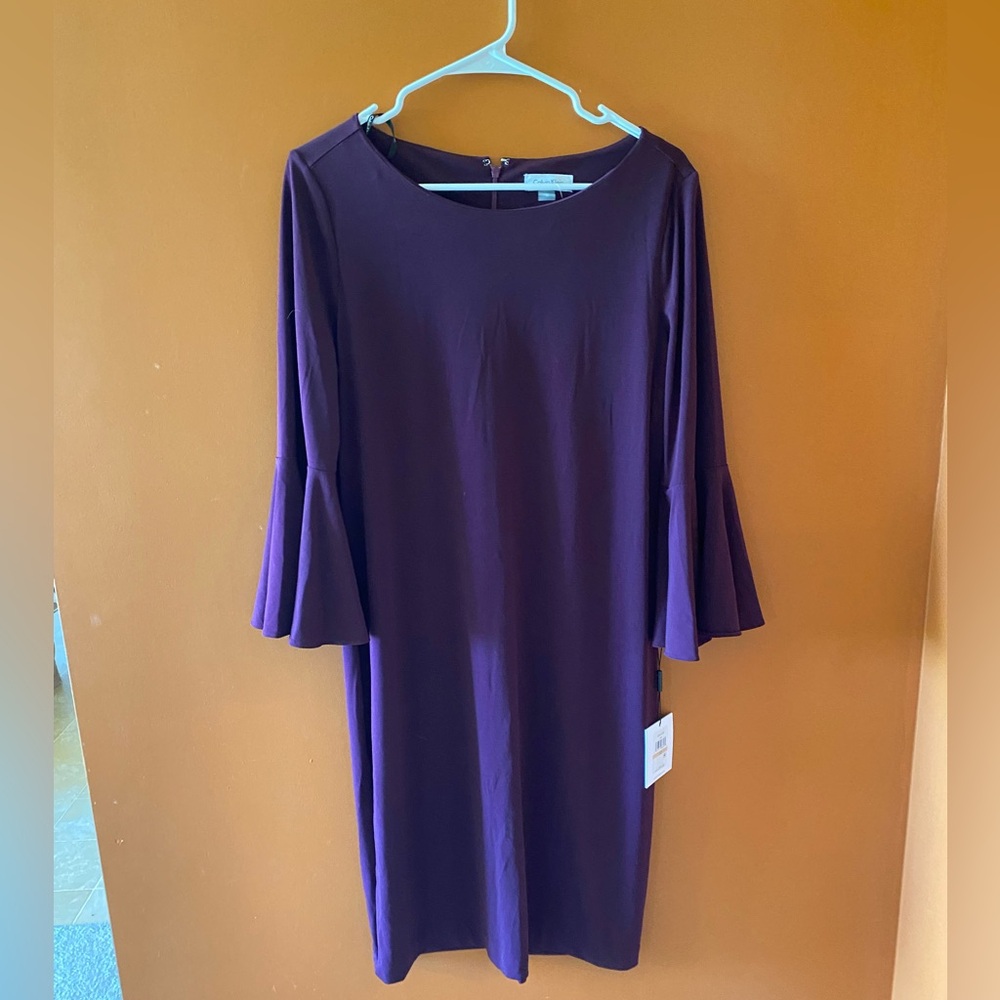 NEW Plum Calvin Klein dress